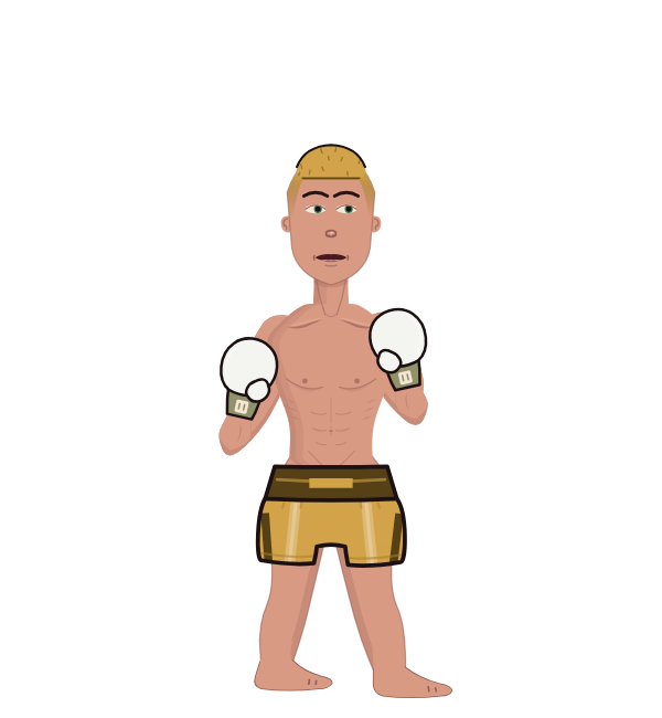 WobblyWheelbarrow, red corner portrait. Landed 47 of 69 punches. Hands: Classic.