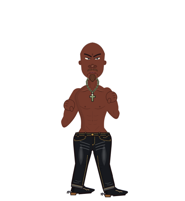 Bdiddyonthelowcuz, red corner portrait. Landed 33 of 52 punches.