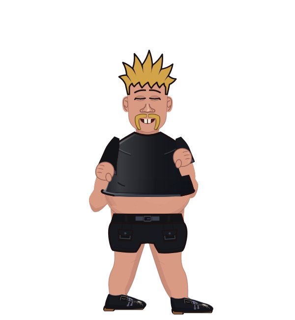 Foociano, red corner portrait. Landed 55 of 92 punches. Shirt: Crop top.