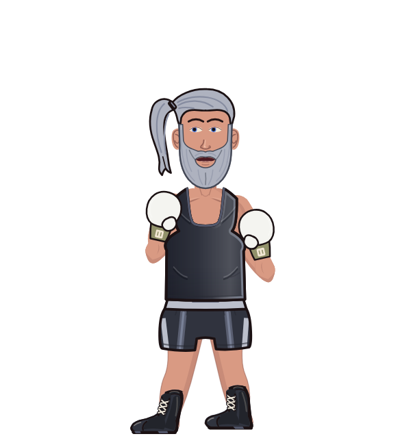 Ryda Sanchez, blue corner portrait. Landed 58 of 141 punches. Shirt: Tank; Hands: Classic.