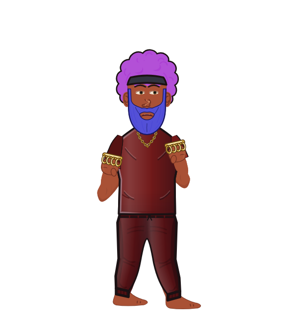 tim, red corner portrait. Landed 11 of 14 punches. Hat: Headband; Shirt: T-shirt; Hands: Brass.