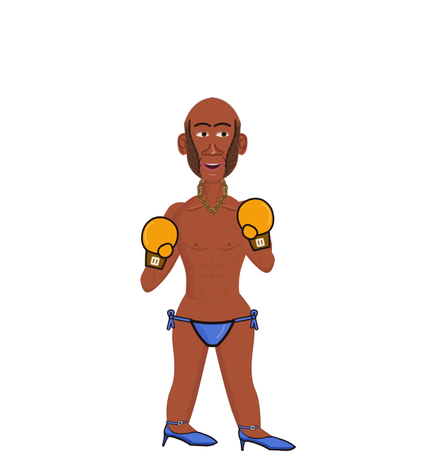 Stups, red corner portrait. Landed 9 of 28 punches. Hands: Classic.