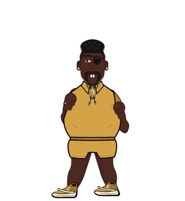 lil reco, blue corner portrait. Landed 36 of 55 punches. Shirt: Polo.