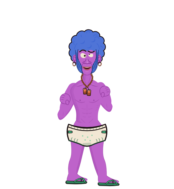 WobblyBandit, red corner portrait. Landed 21 of 37 punches.