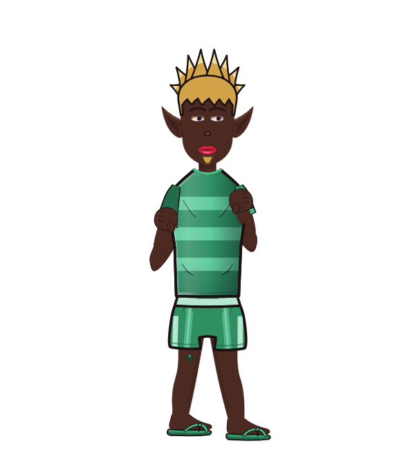 RascalNacho, red corner portrait. Landed 64 of 82 punches. Shirt: Striped shirt.