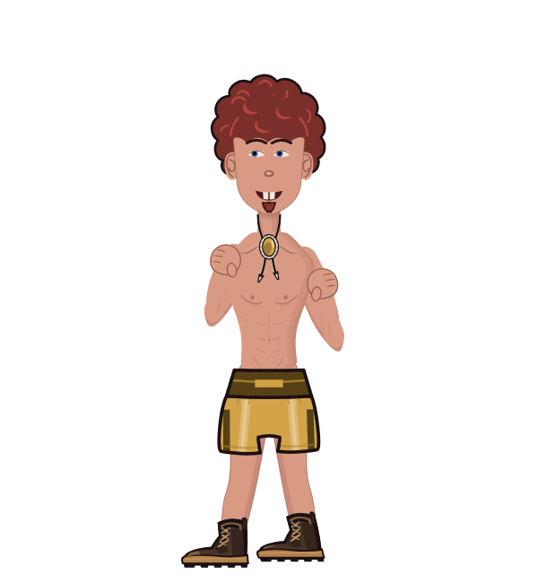 Webmaster, blue corner portrait. Landed 41 of 54 punches.