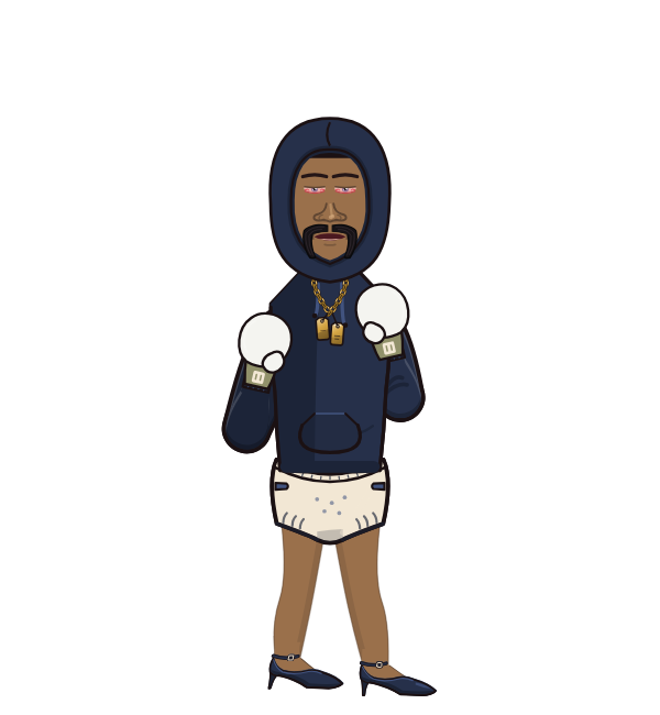 jonas, red corner portrait. Landed 63 of 84 punches. Shirt: Hoodie; Hands: Classic.