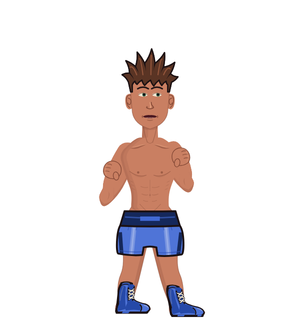 GrumpyPlunger, red corner portrait. Landed 67 of 79 punches.