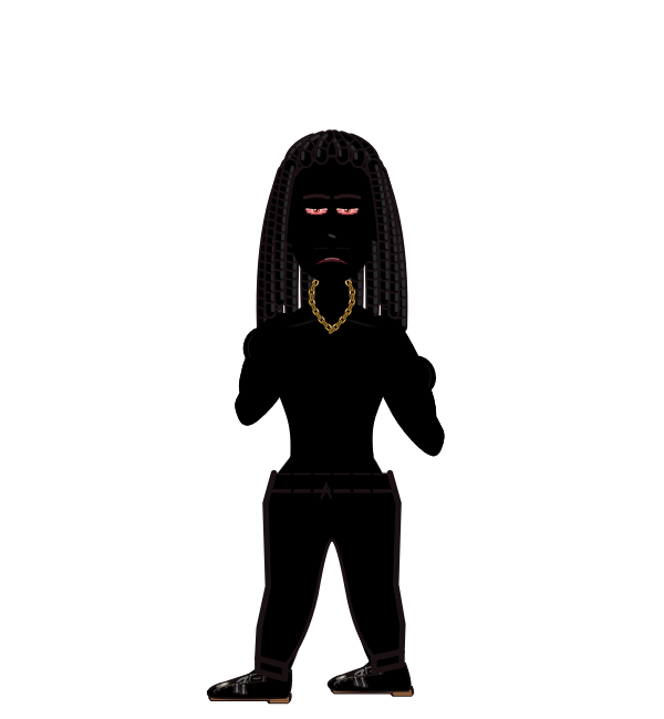 kala, blue corner portrait. Landed 31 of 56 punches.