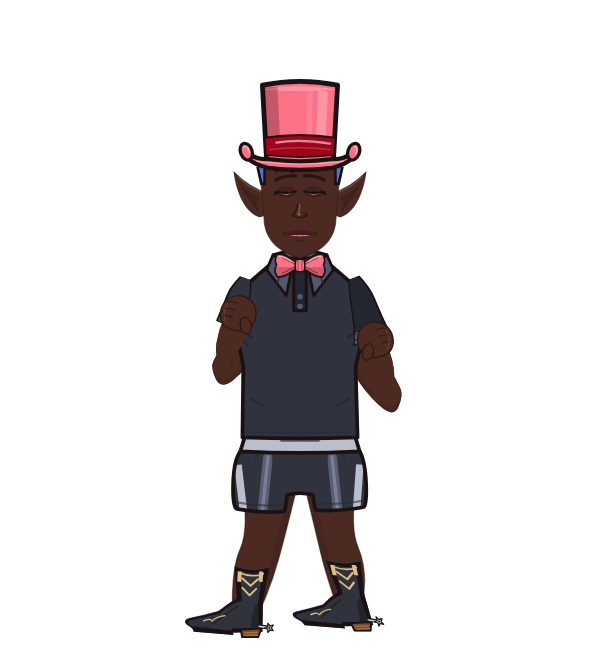 joe joe, blue corner portrait. Landed 42 of 59 punches. Hat: Top hat; Shirt: Polo.