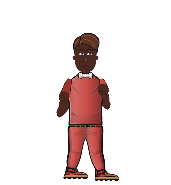 CheekySheriff, red corner portrait. Landed 63 of 93 punches. Shirt: T-shirt.