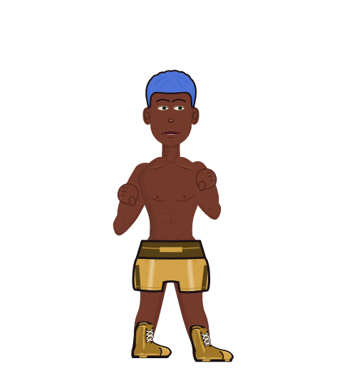 ashik, level 8 boxer. Record: 22 wins, 2 losses, 0 draws.