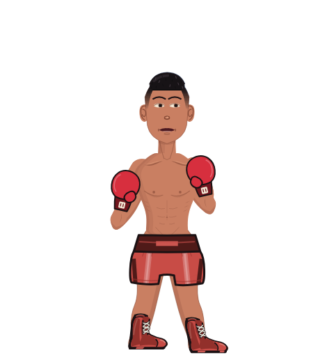 Mahan Malek, level 1 boxer. Record: 0 wins, 0 losses, 0 draws. Hands: Classic.