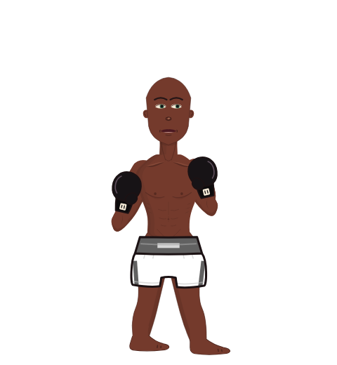 FancyBandit, level 2 boxer. Record: 2 wins, 3 losses, 0 draws. Hands: Classic.