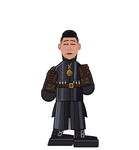 Punisher, level 51 boxer. Record: 15 wins, 9 losses, 0 draws. Shirt: Plague doctor coat; Hands: Plague doctor gloves.