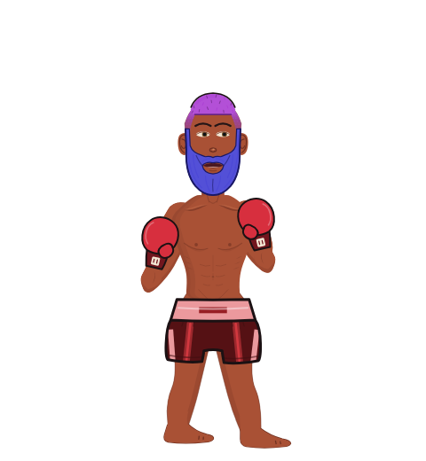 tim, level 1 boxer. Record: 3 wins, 1 losses, 0 draws. Hands: Classic.
