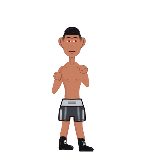 Him, level 55 boxer. Record: 47 wins, 83 losses, 0 draws.