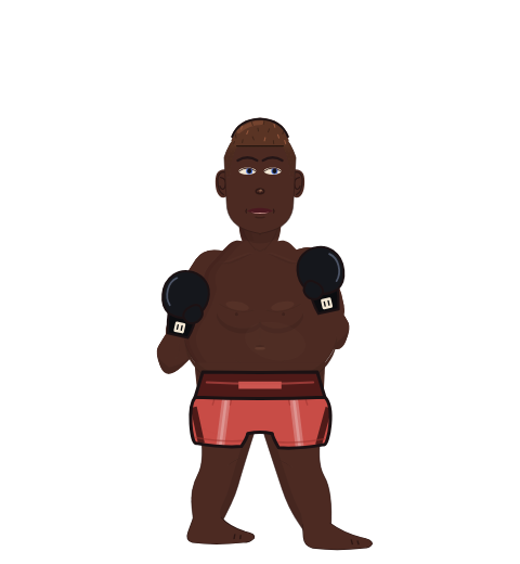 Smashmouth, level 62 boxer. Record: 118 wins, 51 losses, 1 draws. Hands: Classic.