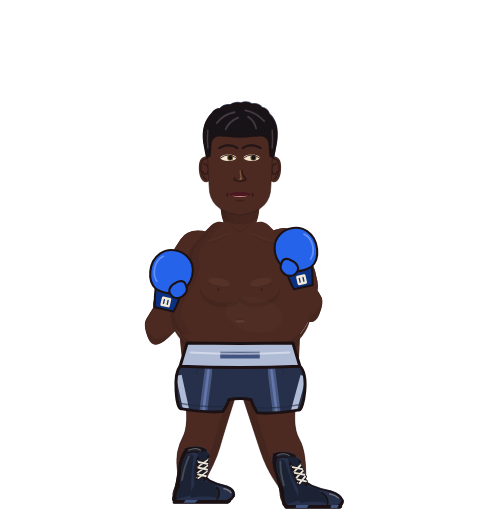 Lightning, level 4 boxer. Record: 1 wins, 3 losses, 0 draws. Hands: Classic.