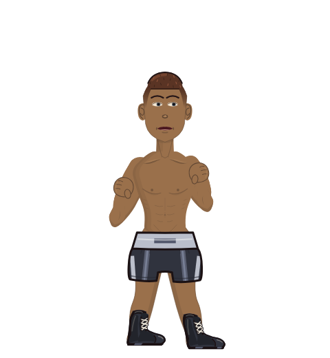 akathehammerfist, level 1 boxer. Record: 2 wins, 0 losses, 0 draws.