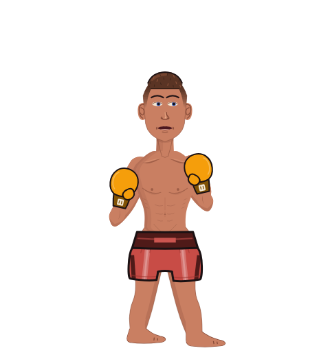 iris, level 1 boxer. Record: 1 wins, 0 losses, 0 draws. Hands: Classic.