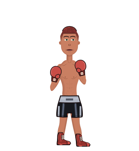 Spiderman, level 31 boxer. Record: 8 wins, 4 losses, 0 draws. Hands: Classic.