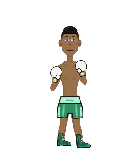 bob, level 7 boxer. Record: 0 wins, 1 losses, 0 draws. Hands: Classic.