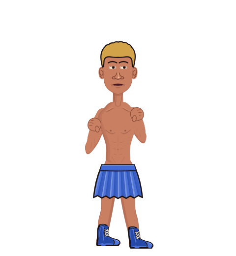 Little Girl, level 1 boxer. Record: 0 wins, 3 losses, 0 draws.
