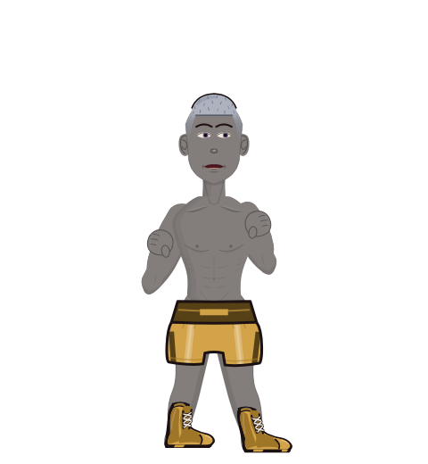 blacktaker, level 45 boxer. Record: 54 wins, 20 losses, 0 draws.