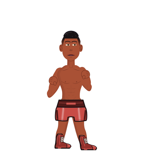 babiberotak, level 24 boxer. Record: 3 wins, 1 losses, 0 draws.