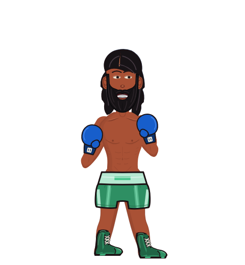 Asar, level 1 boxer. Record: 1 wins, 0 losses, 0 draws. Hands: Classic.