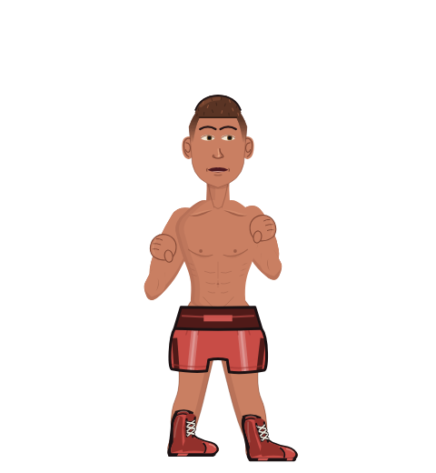 ezeniga, level 24 boxer. Record: 3 wins, 4 losses, 0 draws.