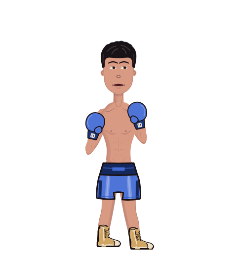 Ahn, level 6 boxer. Record: 1 wins, 11 losses, 0 draws. Hands: Classic.
