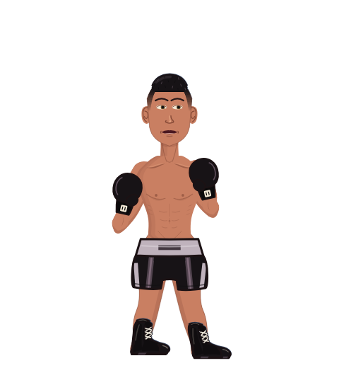 Allam, level 59 boxer. Record: 58 wins, 26 losses, 0 draws. Hands: Classic.