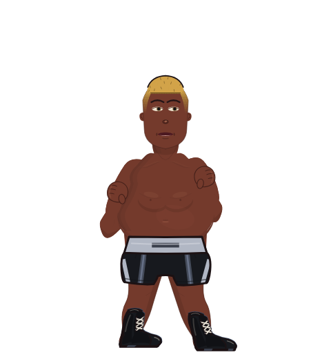 RowdyCobra, level 1 boxer. Record: 2 wins, 1 losses, 0 draws.