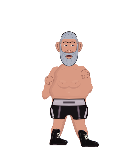Musty Mike, level 33 boxer. Record: 5 wins, 6 losses, 0 draws.