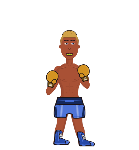 kk, level 2 boxer. Record: 3 wins, 0 losses, 0 draws. Hands: Classic.