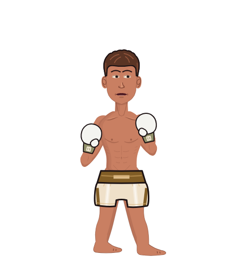 UwillLose, level 44 boxer. Record: 37 wins, 10 losses, 0 draws. Hands: Classic.