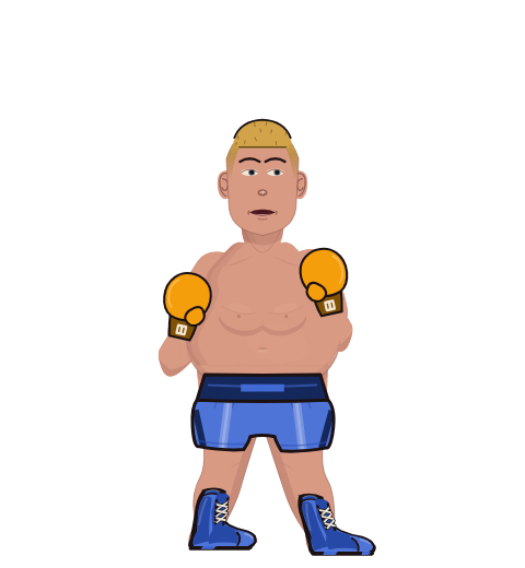 Big T, level 10 boxer. Record: 3 wins, 0 losses, 0 draws. Hands: Classic.