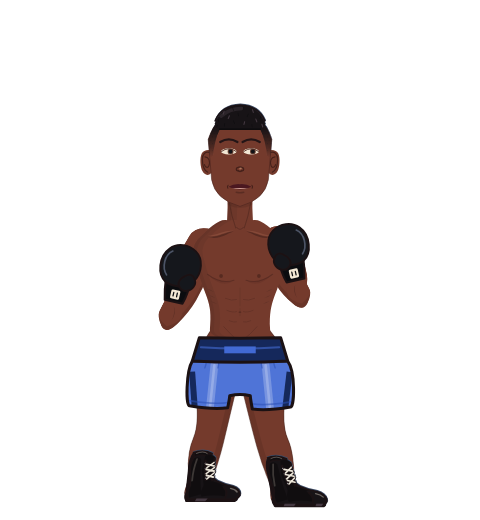 AbduldestroU, level 1 boxer. Record: 0 wins, 0 losses, 0 draws. Hands: Classic.