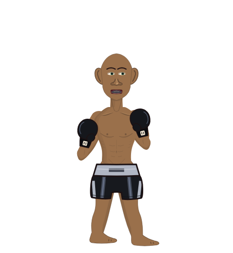 IRON MIKE, level 3 boxer. Record: 1 wins, 2 losses, 0 draws. Hands: Classic.