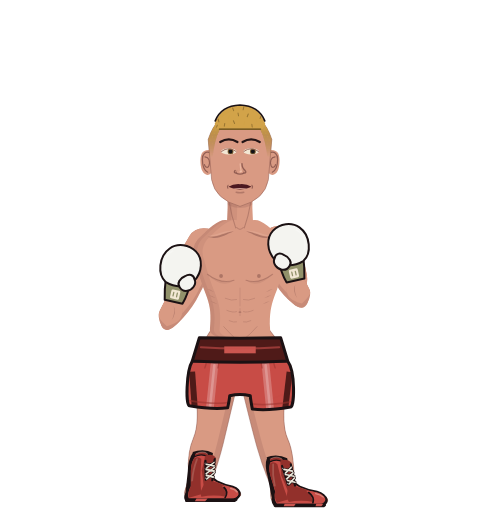Tyson puff, level 2 boxer. Record: 3 wins, 0 losses, 0 draws. Hands: Classic.