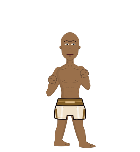 Sendy, level 7 boxer. Record: 4 wins, 1 losses, 0 draws.