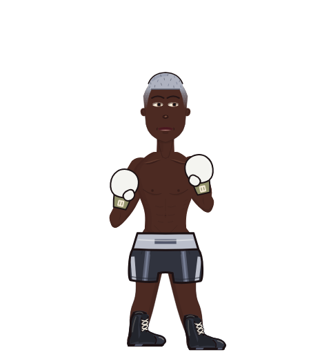 Knockoutking, level 40 boxer. Record: 11 wins, 3 losses, 0 draws. Hands: Classic.
