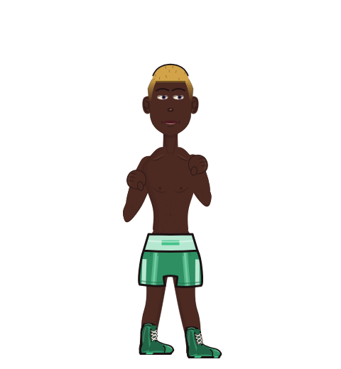 RascalNacho, level 22 boxer. Record: 1 wins, 0 losses, 0 draws.