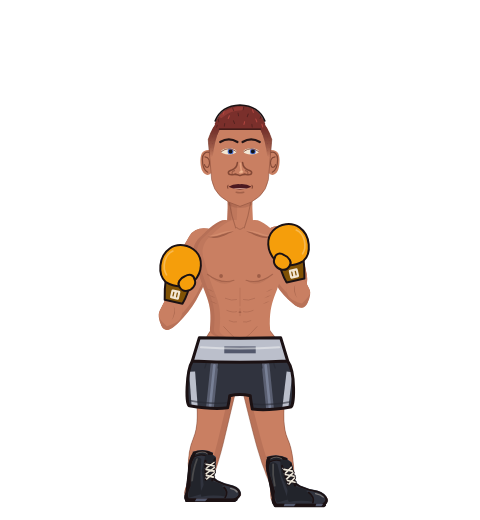 AwkwardMarmot, level 1 boxer. Record: 2 wins, 0 losses, 0 draws. Hands: Classic.