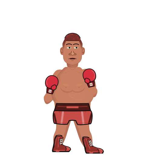 Pepe, level 32 boxer. Record: 9 wins, 12 losses, 0 draws. Hands: Classic.