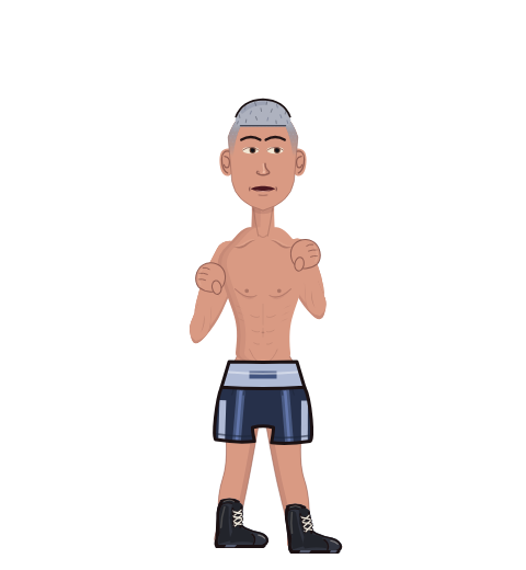 Spazzy, level 1 boxer. Record: 3 wins, 2 losses, 0 draws.
