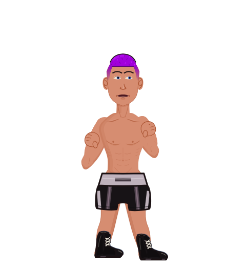 z, level 17 boxer. Record: 22 wins, 9 losses, 0 draws.