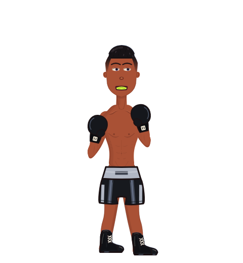 JungotHands, level 12 boxer. Record: 8 wins, 1 losses, 0 draws. Hands: Classic.
